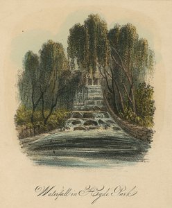 Wasserfall im Hyde Park, London