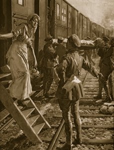 Wegkreuz in Frankreich, 1914-19