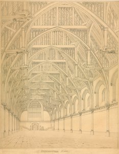 Westminster Hall, 1814 von English School