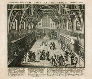 Westminster Hall, Der erste Tag des Semesters, Ein satirisches Gedicht von English School