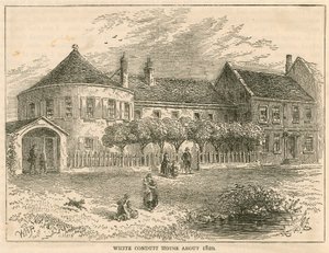 White Conduit House, Pentonville, London, um 1820