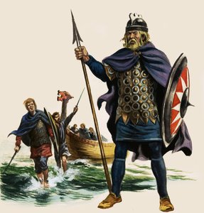 Wer war der sächsische König, der eine Flotte organisierte, um die Bedrohung durch Wikingerangriffe an den britischen Küsten abzuwehren