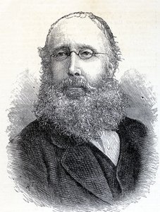 William Bromley-Davenport (1821-1884) aus Illustrated London News, 28. Juni 1884