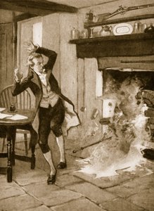 William Herschels selbstgebauter Ofen stürzt ein