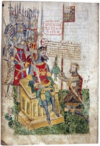 Wilhelm I. und der Graf von Bretagne, spätes 15. Jahrhundert
