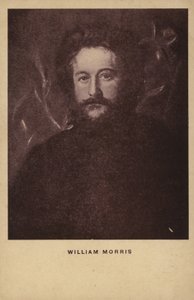 William Morris (1834-1896), englischer Textildesigner, Künstler und Schriftsteller von English School