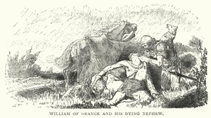 Wilhelm von Oranien und sein sterbender Neffe von English School