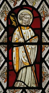 Fenster Na mit Darstellung von St. Peter?