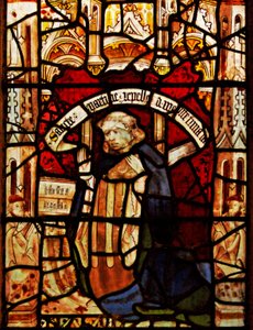 Fenster NW mit einem Stifter - Robert Semer von English School