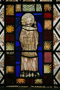 Fenster Sa mit Darstellung von St. Edmund