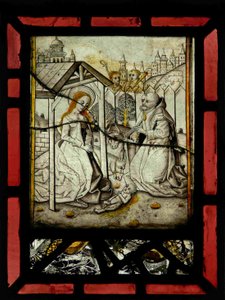 Fenster, die Geburt Christi darstellend