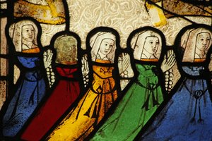Fenster n3 mit Stiftern