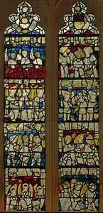 Fenster S3 mit der Engelshierarchie von English School