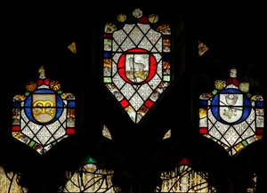 Fenster s5, Wappen darstellend