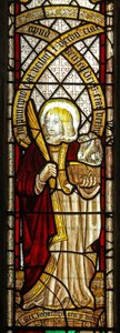 Fenster s5, den Evangelisten darstellend: Heiliger Johannes von English School