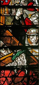 Fenster w13, Darstellung des Kreuzwegs von English School