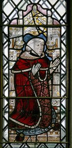 Fenster w3 zeigt einen Stifter - Sir William Howard von English School