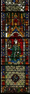 Fenster w40, Darstellung von St. Peter von English School