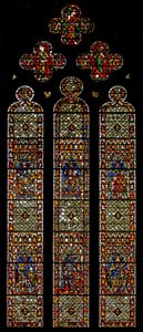 Fenster w41, Darstellung des Glockengießerfensters