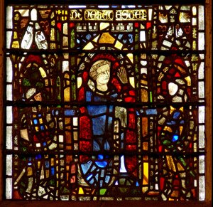 Fenster w42 mit Peter de Dene