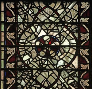 Fenster w58 mit Grisaille