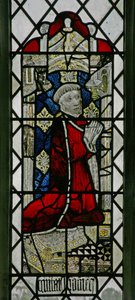 Fenster w6, Darstellung eines Stifters - John Gedney von English School