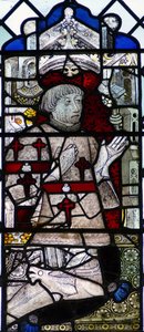 Fenster w6 zeigt einen Stifter - Robert Crane von English School