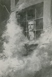 Winstanley blickt auf den Sturm hinaus