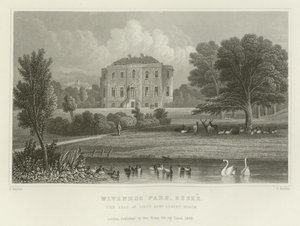 Wivenhoe Park, Essex, der Sitz von Generalleutnant States Rebow