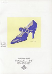 Damenschuhwerbung, 1930er Jahre