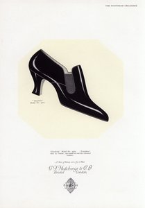 Damenschuhwerbung, 1930er Jahre