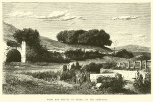 Wald und Grotte der Egeria in der Campagna