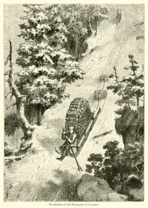 Holzfäller der Cevennen (Gravur)