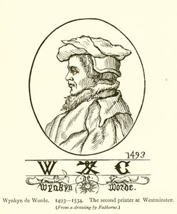 Wynkyn de Worde, der zweite Drucker in Westminster von English School