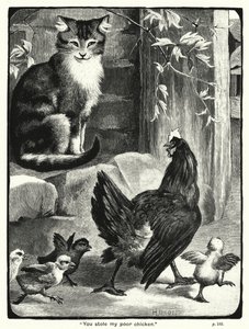 "Du hast mein armes Huhn gestohlen" (Gravur)