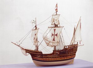 1:20 Modell der Santa Maria
