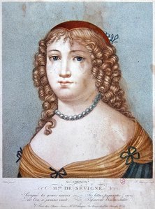Porträt von Madame de Sevigne, frühes 19. Jahrhundert