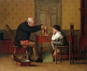 Der Uhrmacher, 1871 von Enoch Wood Perry