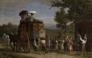 Der Pemigewasset-Coach, 1899 von Enoch Wood Perry