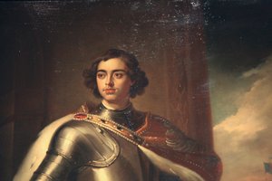 Porträt von Peter dem Großen, Mitte des 19. Jahrhunderts von Enrico Belli