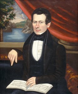 Mann mit einem Liederbuch: Möglicherweise Mr. Cook