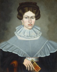 Frau mit einem Buch, ca. 1835