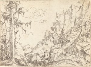 Berglandschaft von Erhard Altdorfer