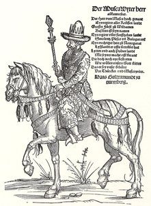 Porträt von Großfürst Wassili III. Iwanowitsch von Moskau 1479-1533 von Erhard Schon