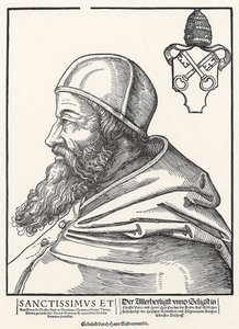 Porträt von Papst Paul III. Farnese von Erhard Schon