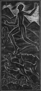 Fuge, dilecti mi für das Hohelied von Eric Gill