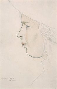 Porträt der Schwester des Künstlers, Gladys Laughton, 8. August 1909