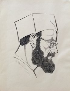 Selbstporträt von Eric Gill