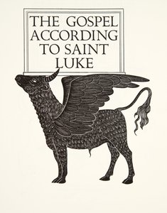Das schwarze Kalb des St. Lukas von Eric Gill