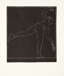 Der Tennisspieler von Eric Gill